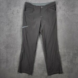 Patagonia Quandary Hiking Pants Women 12 Gray Lightweight Stretch Outdoor Travel